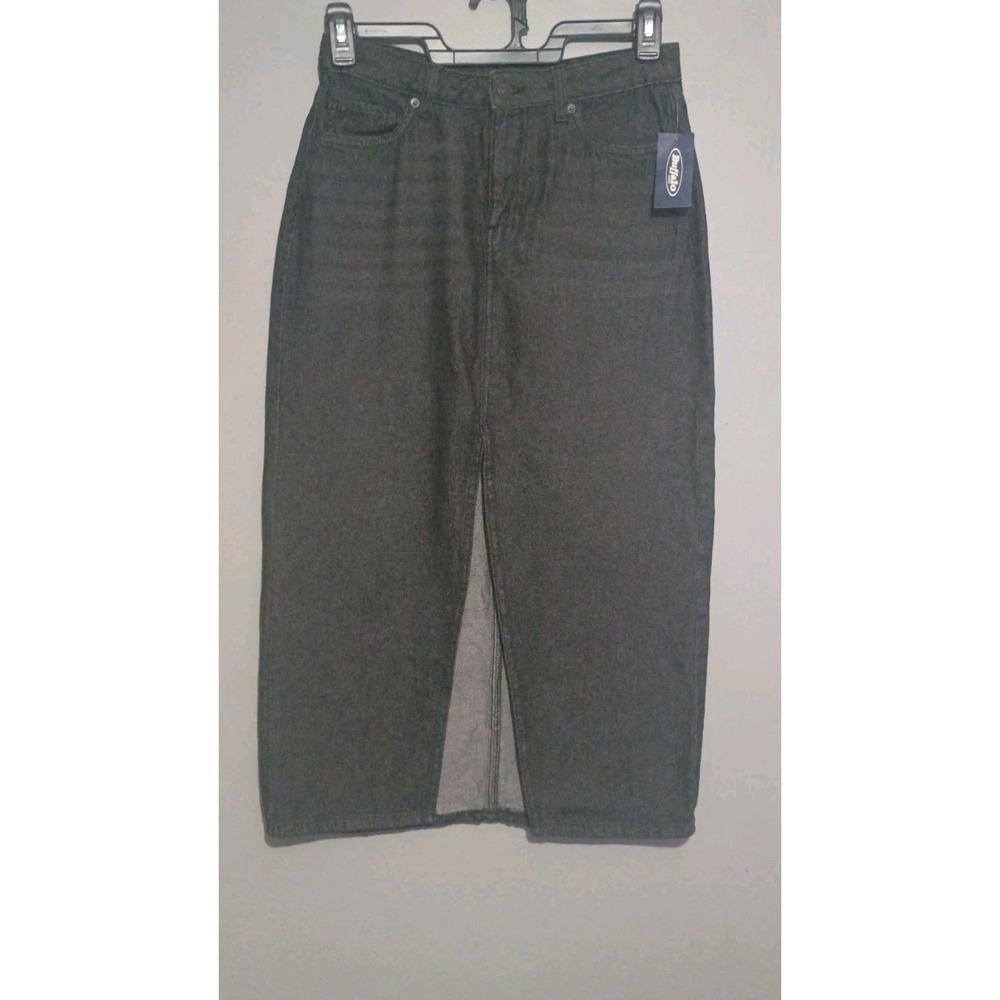 Women's Buffalo Jeans Samantha Worn‎ Denim Midi Skirt Size W27